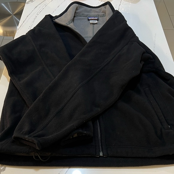 Patagonia Synchilla Black Fleece Zip Up Men's Jacket size L - Picture 11 of 16